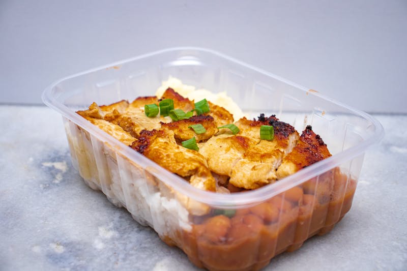 Costa Vida Chicken Rice Bowl with guacamole