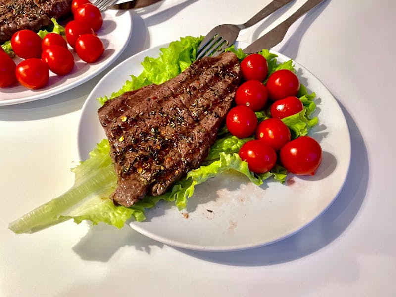 Costa Vida Steak Fiesta Salad with toppings