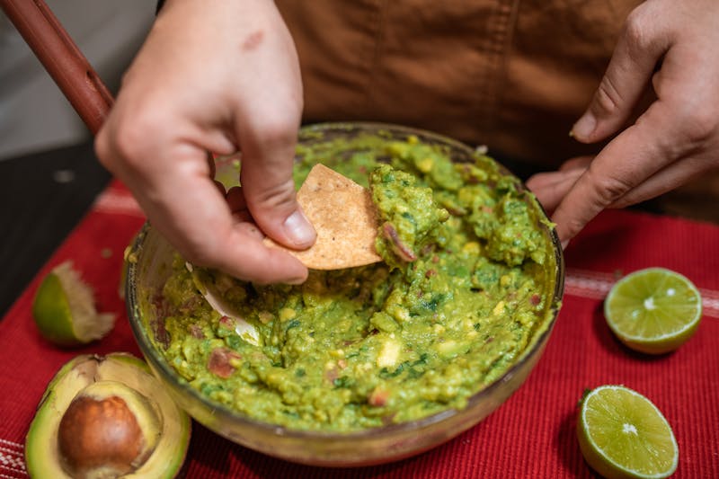 Costa Vida House Guacamole with tortilla chips